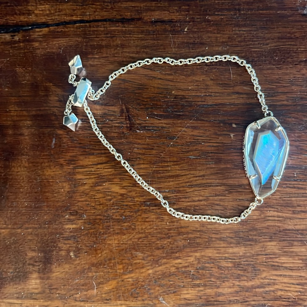 Kendra Scott Cambel Rose Gold Mother of Pearl Adjustable Bracelet